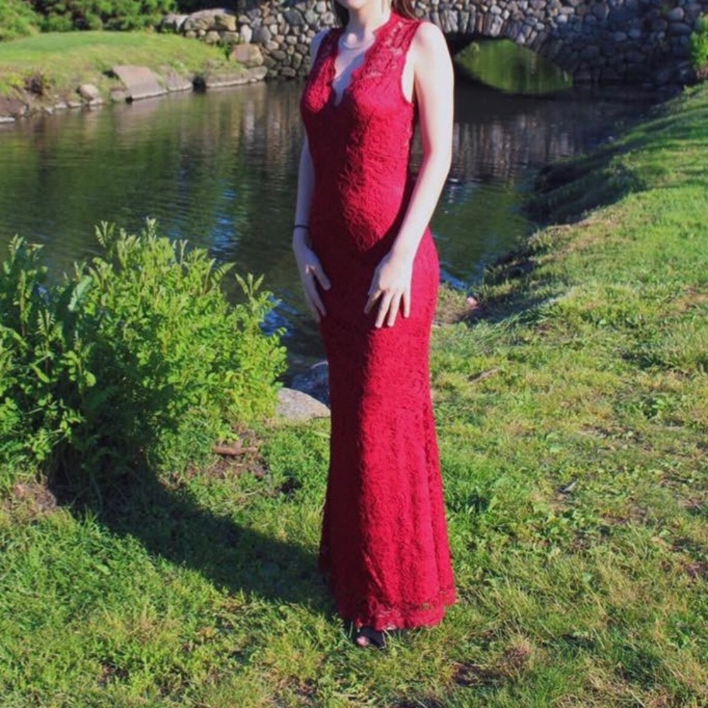 Long Red Prom/Special occasion dress